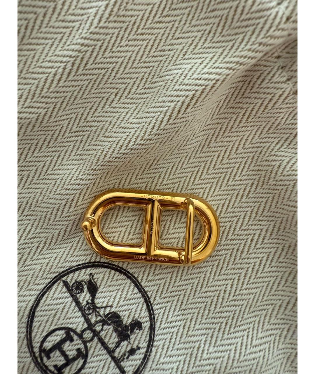 HERMES Серый кожаный ремень, фото 3