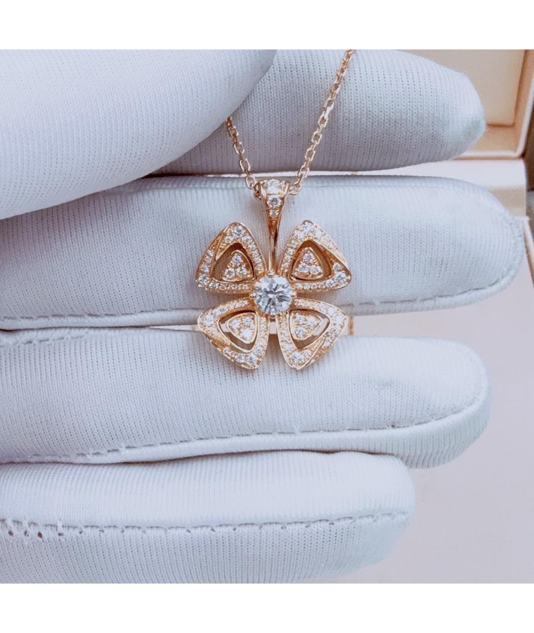 BVLGARI Розовое колье из розового золота, фото 3
