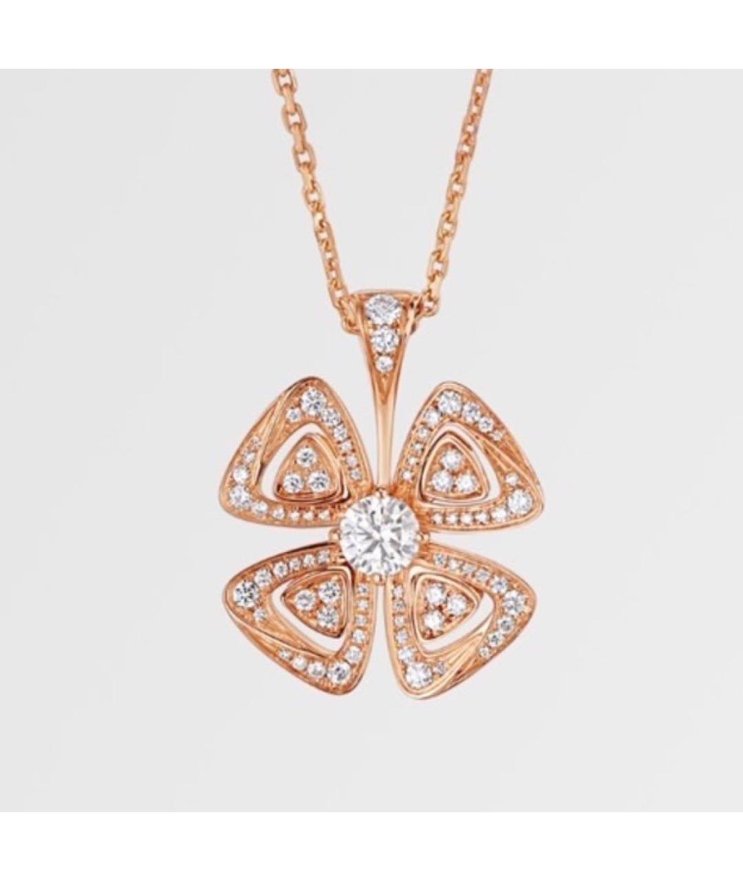 BVLGARI Розовое колье из розового золота, фото 8