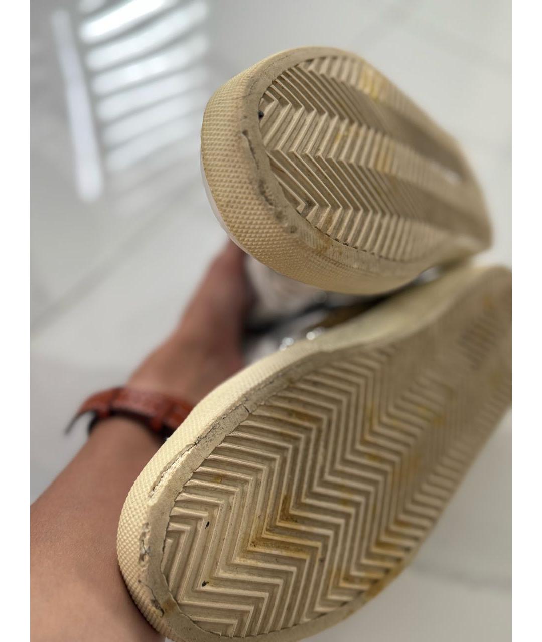 SAINT LAURENT Белые кожаные кеды, фото 8