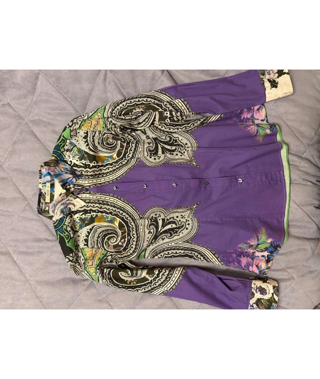 ETRO Мульти хлопковая рубашка, фото 6