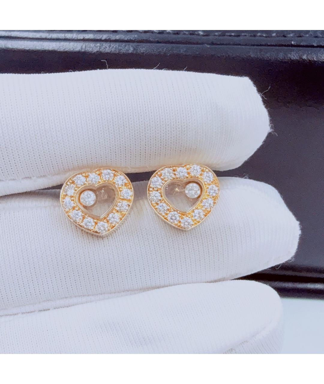 CHOPARD Желтые серьги из желтого золота, фото 2