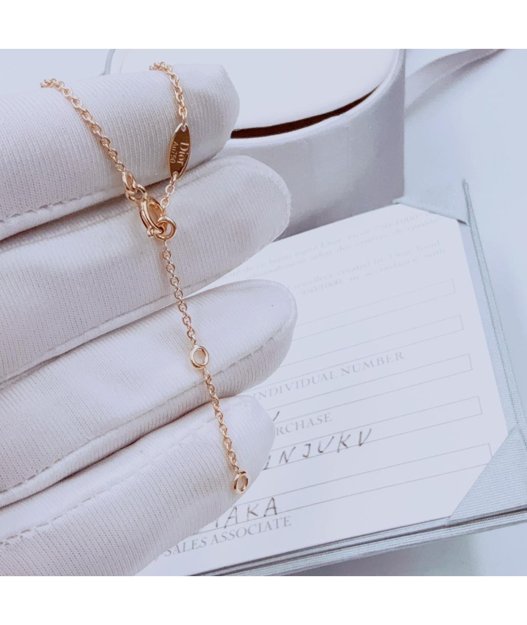CHRISTIAN DIOR Розовое колье из розового золота, фото 5