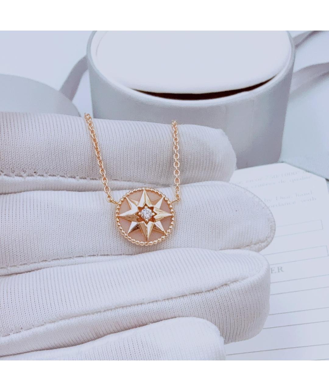 CHRISTIAN DIOR Розовое колье из розового золота, фото 3