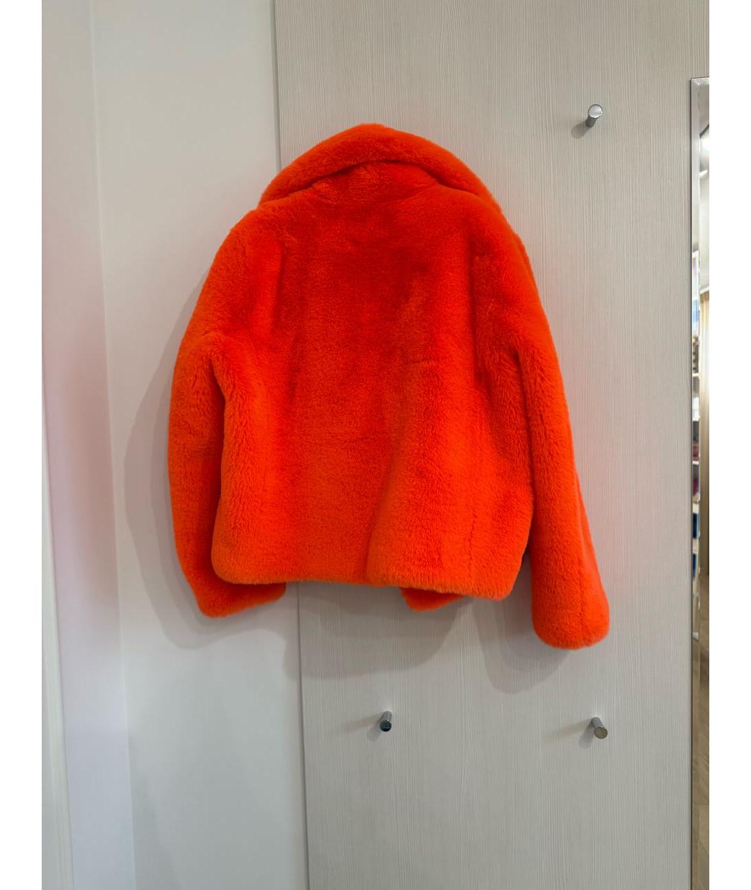 ZADIG & VOLTAIRE Оранжевая полиэстеровая шуба, фото 2