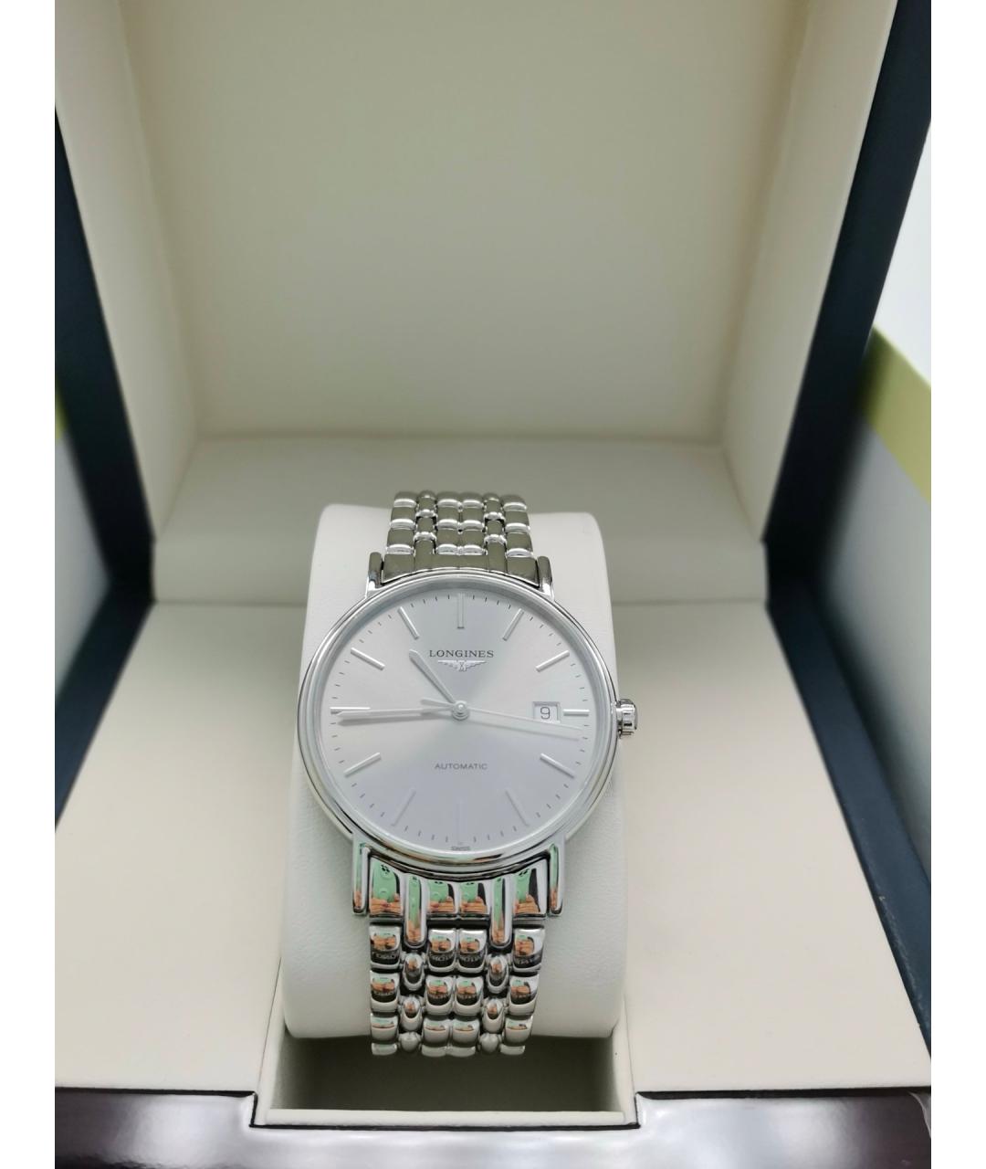 LONGINES Серые металлические часы, фото 8
