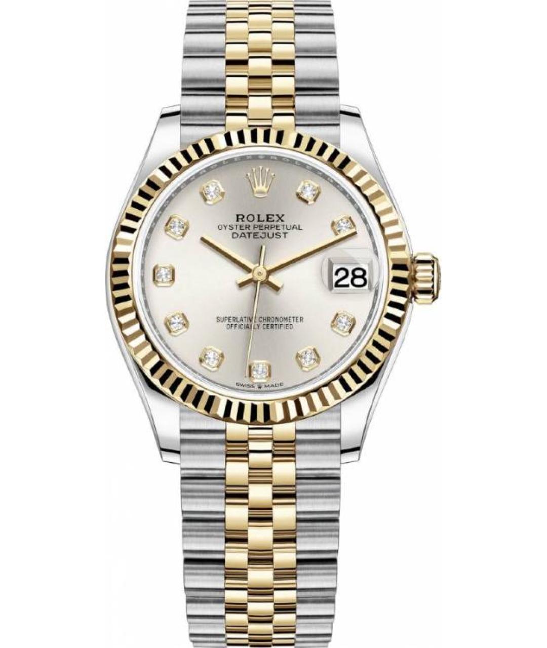 ROLEX Серебряные часы из желтого золота, фото 4