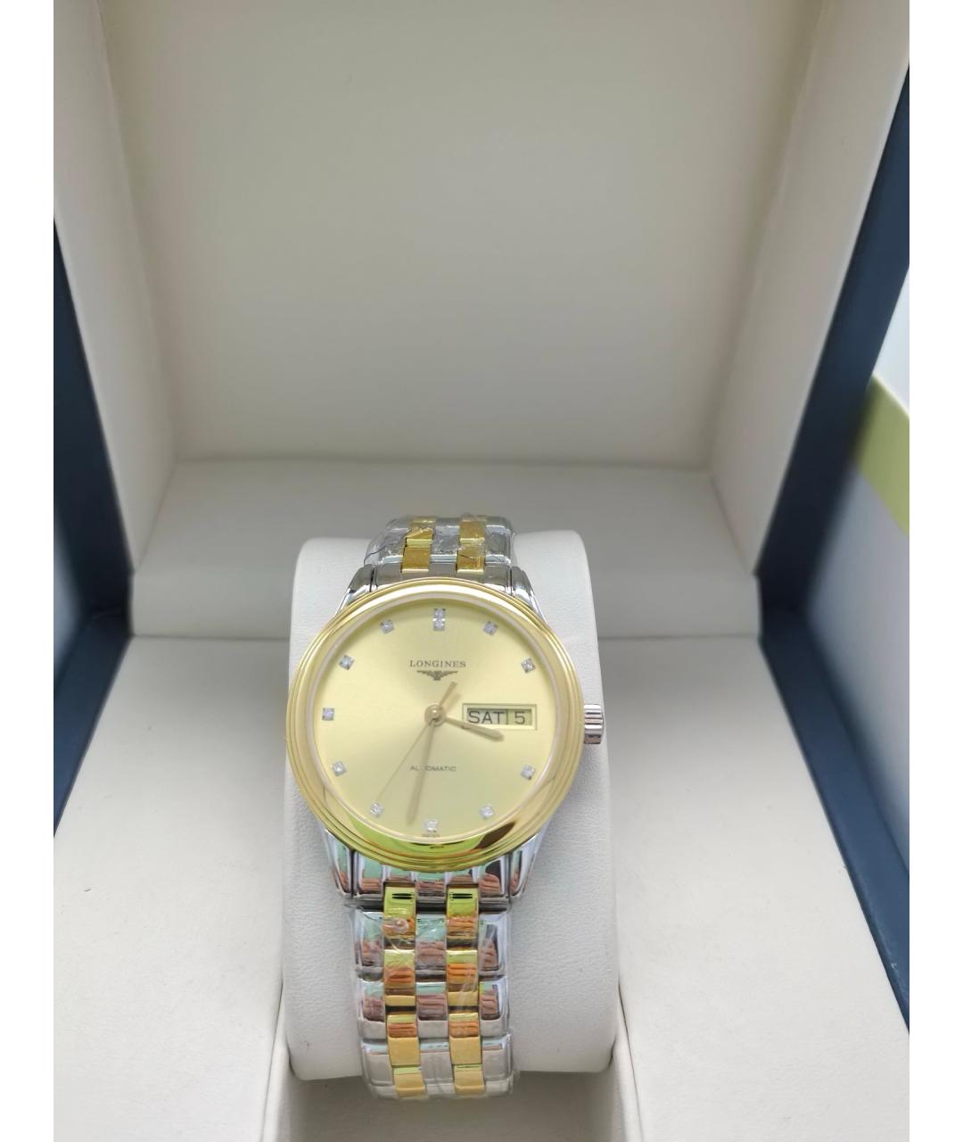LONGINES Золотые металлические часы, фото 2