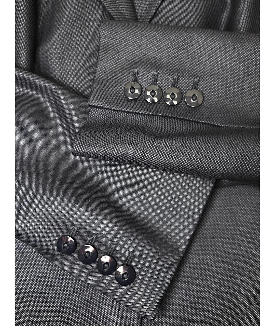 MAX MARA Темно-синий шерстяной жакет/пиджак, фото 4