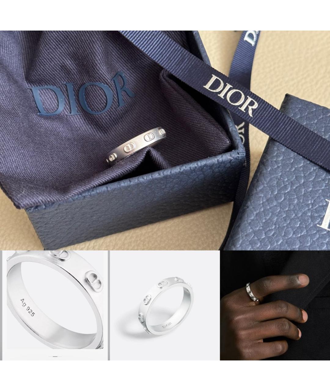 CHRISTIAN DIOR Серебряное серебряное кольцо, фото 3