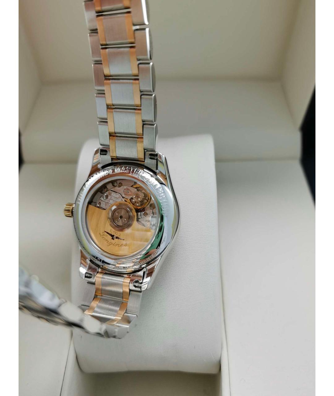 LONGINES Белые часы из розового золота, фото 5