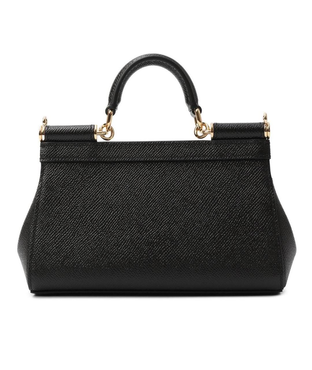 DOLCE&GABBANA Черная сумка через плечо, фото 4