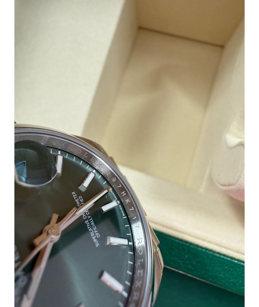 ROLEX Серебряные металлические часы, фото 5
