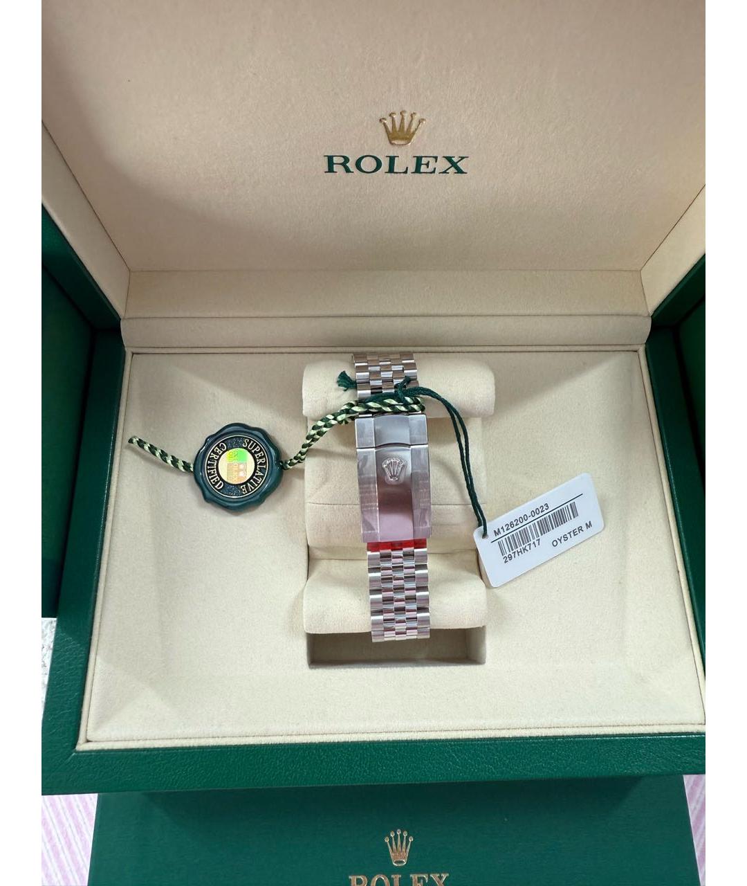 ROLEX Серебряные металлические часы, фото 2