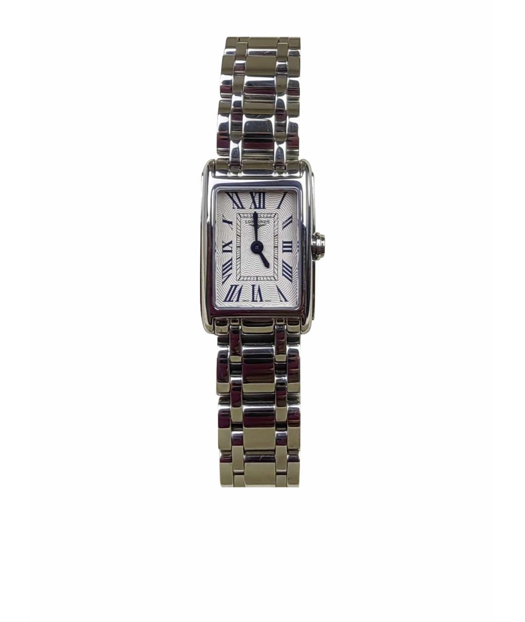 LONGINES Белые металлические часы, фото 1