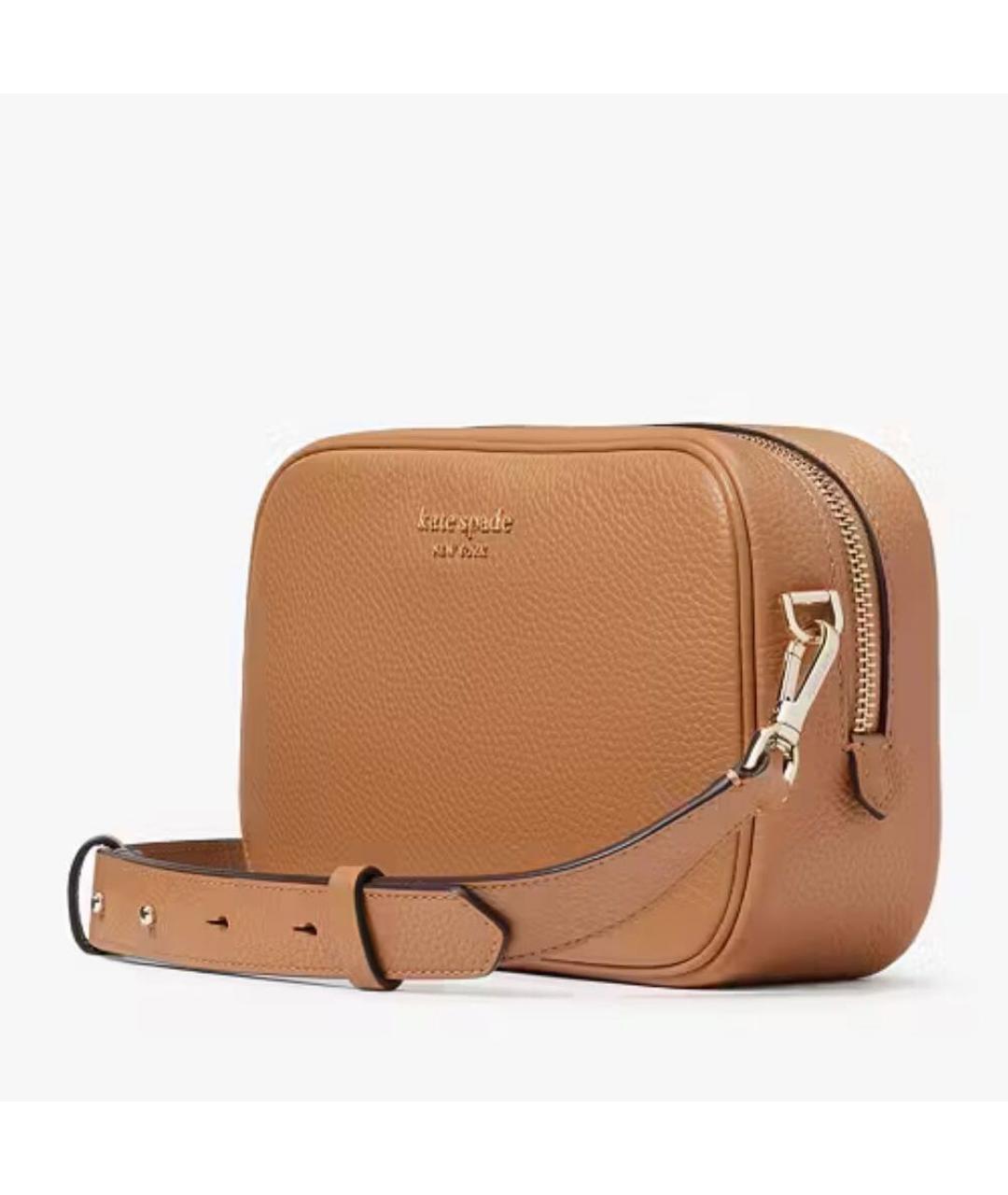 KATE SPADE Коричневая кожаная сумка через плечо, фото 2