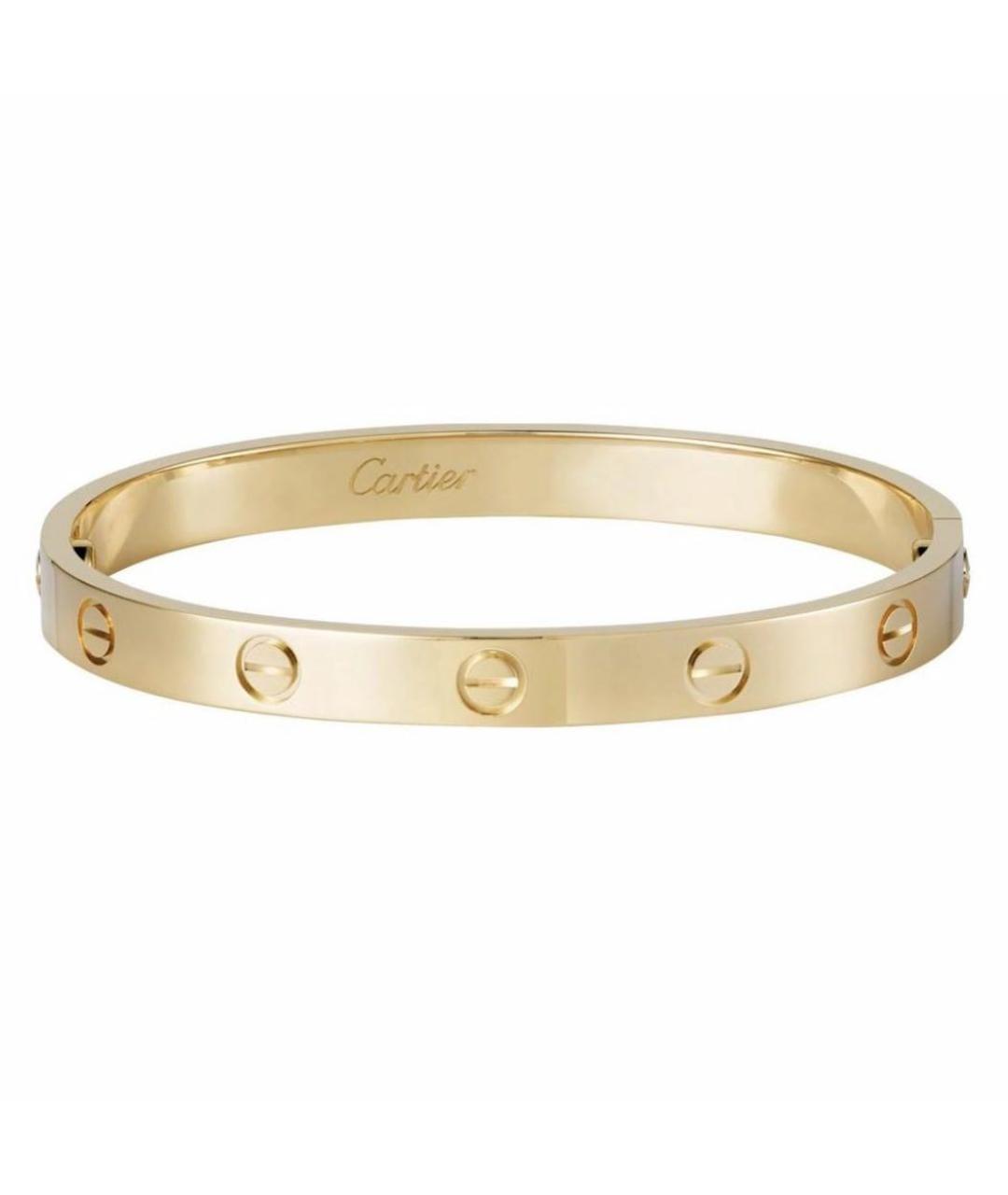 CARTIER Золотой браслет из желтого золота, фото 1