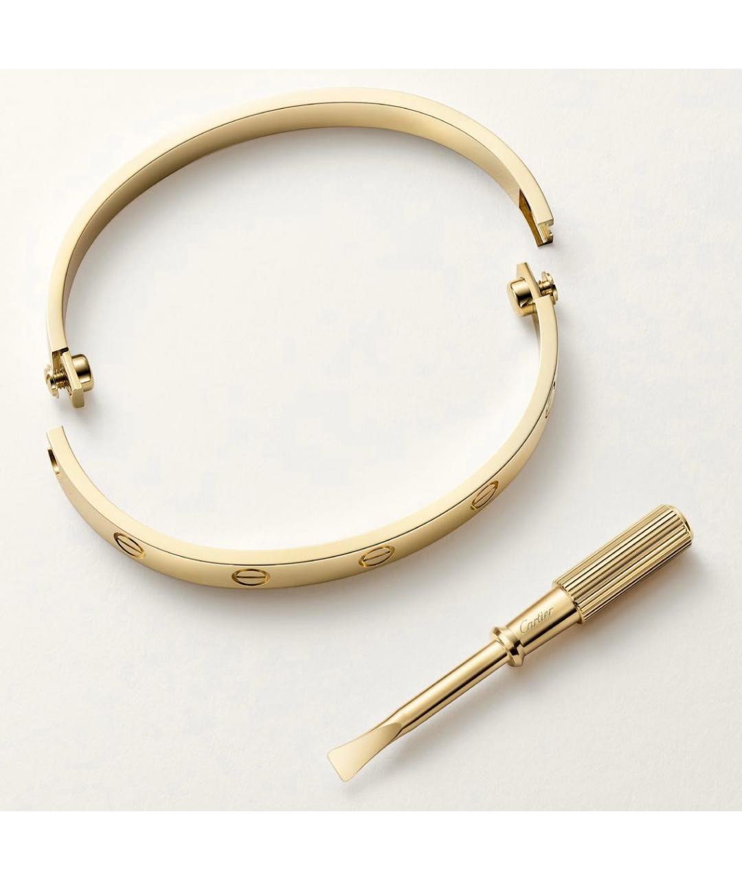 CARTIER Золотой браслет из желтого золота, фото 4