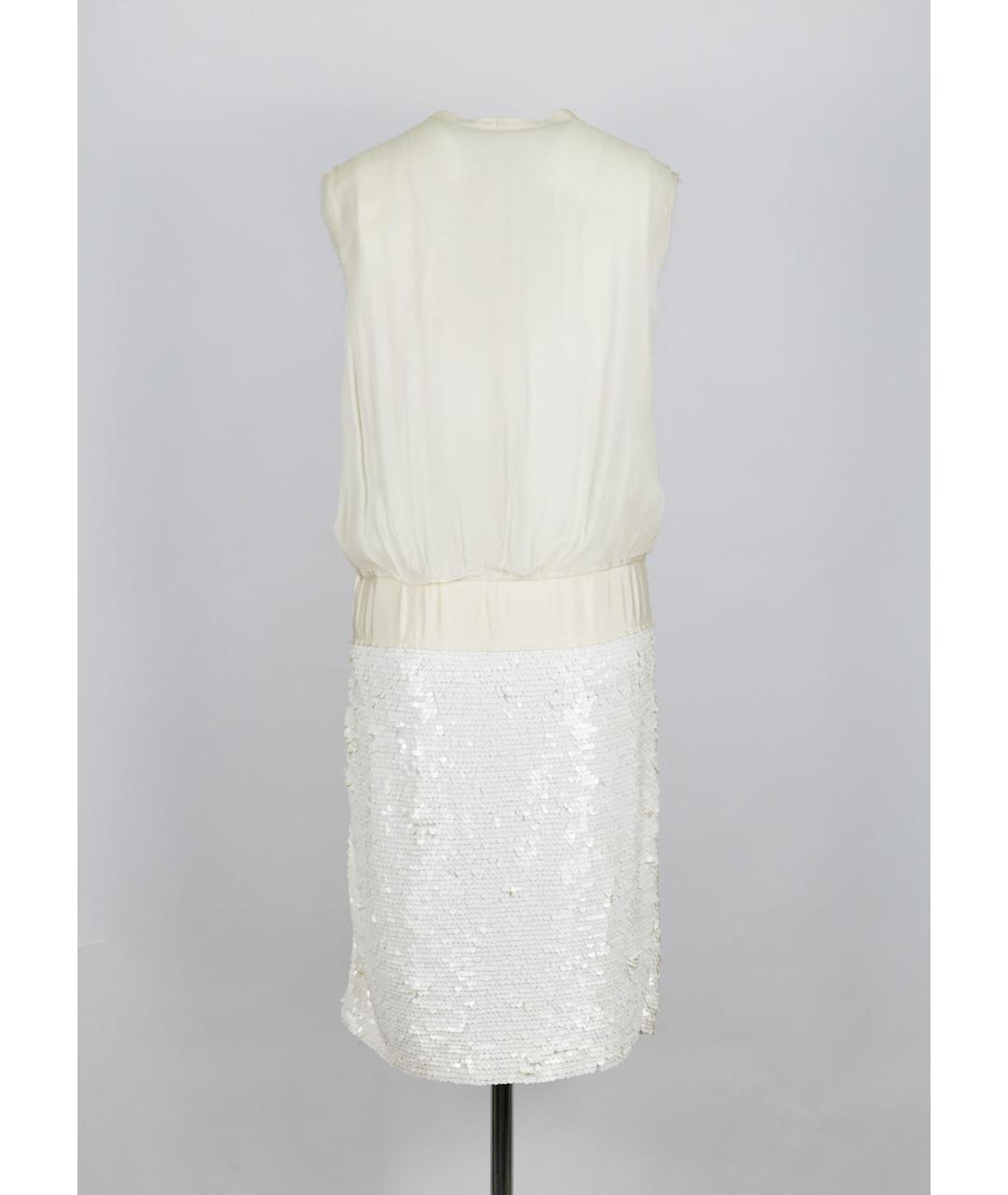 LANVIN Белое хлопковое платье, фото 2