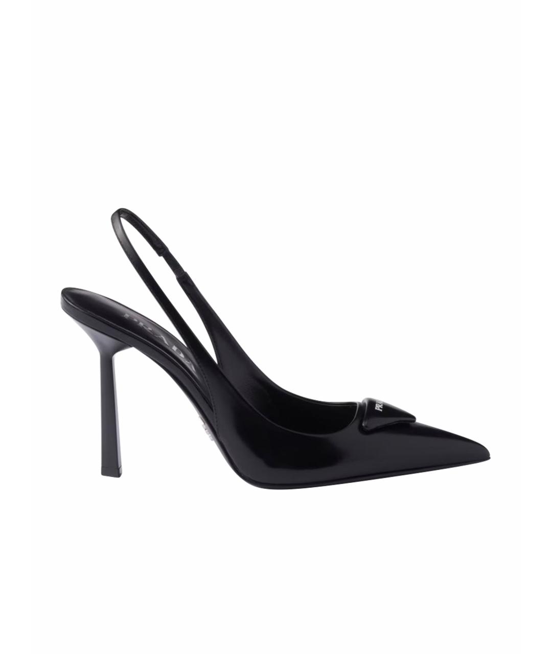PRADA Черные туфли из лакированной кожи, фото 1