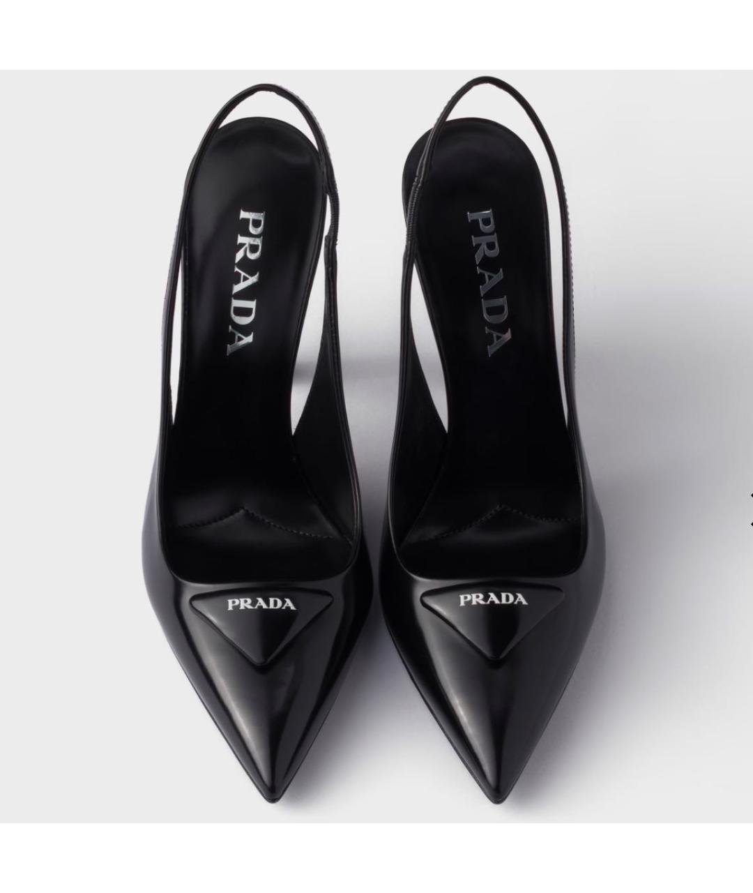 PRADA Черные туфли из лакированной кожи, фото 3