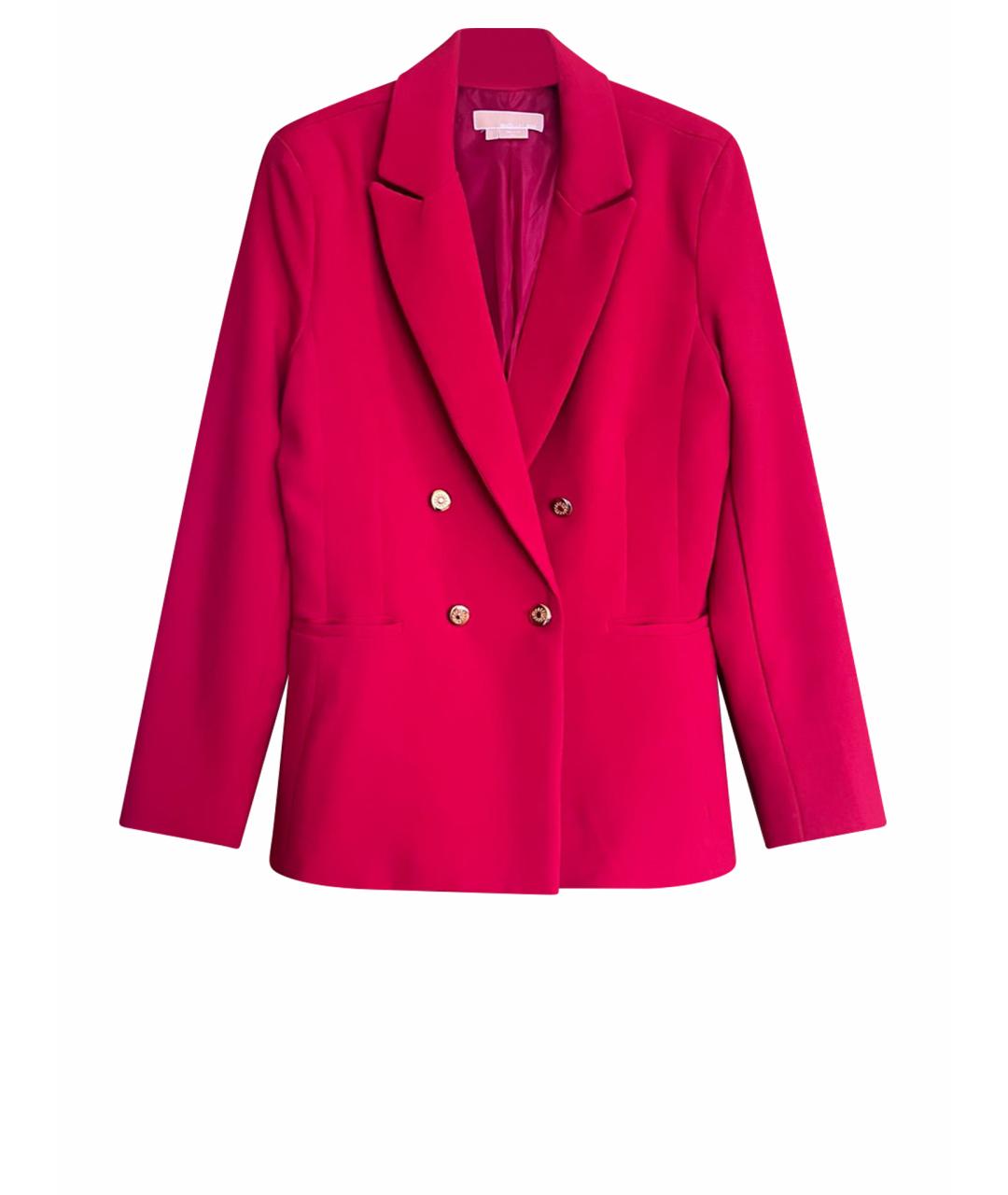 MICHAEL KORS Красный шерстяной жакет/пиджак, фото 1