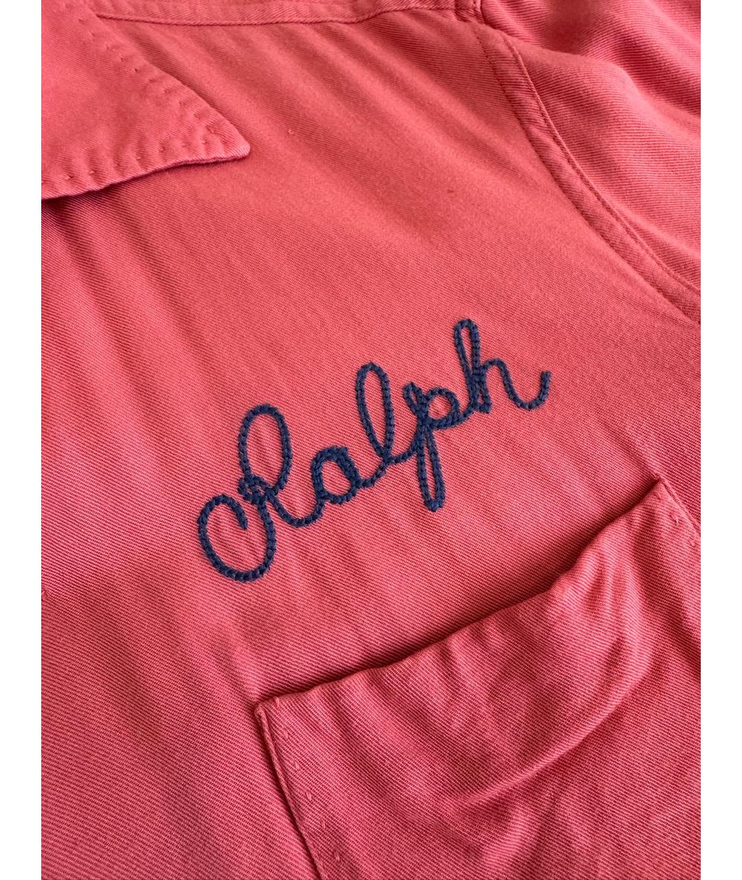 POLO RALPH LAUREN Коралловая вискозная рубашка, фото 7