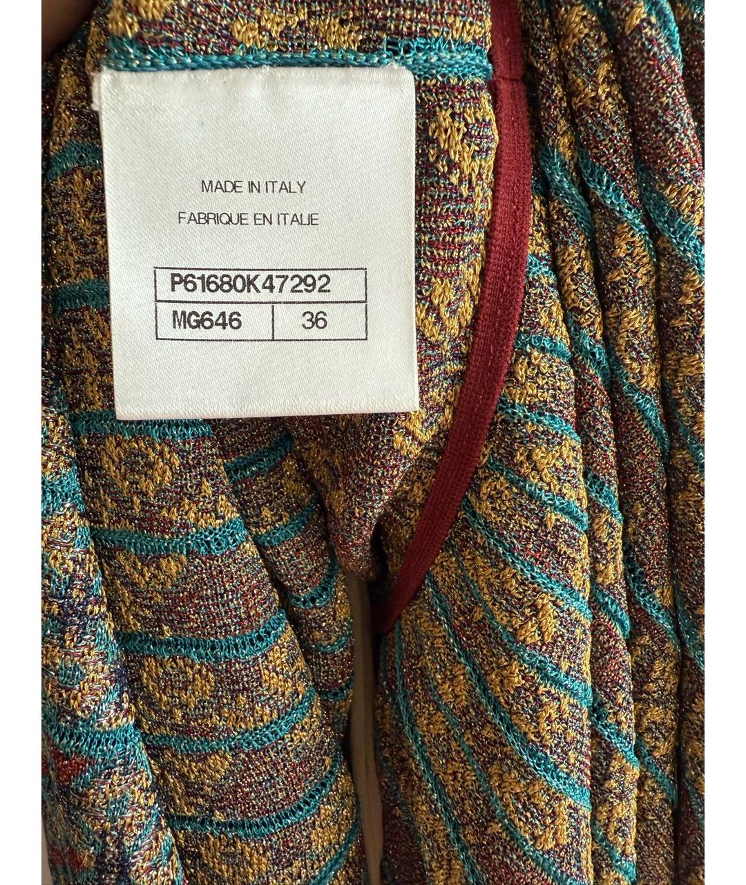 CHANEL Мульти вискозное платье, фото 4