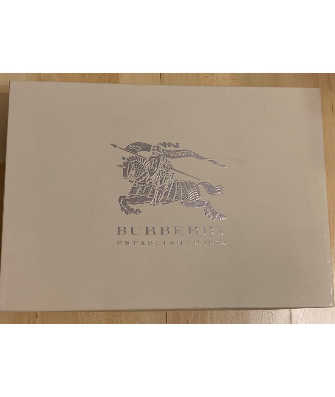 BURBERRY Черные кожаные ботильоны, фото 6