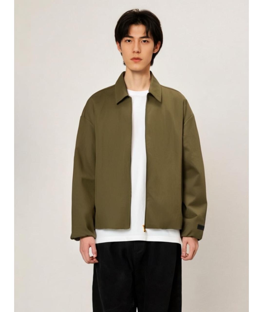 FEAR OF GOD ESSENTIALS Хаки полиэстеровая куртка, фото 3