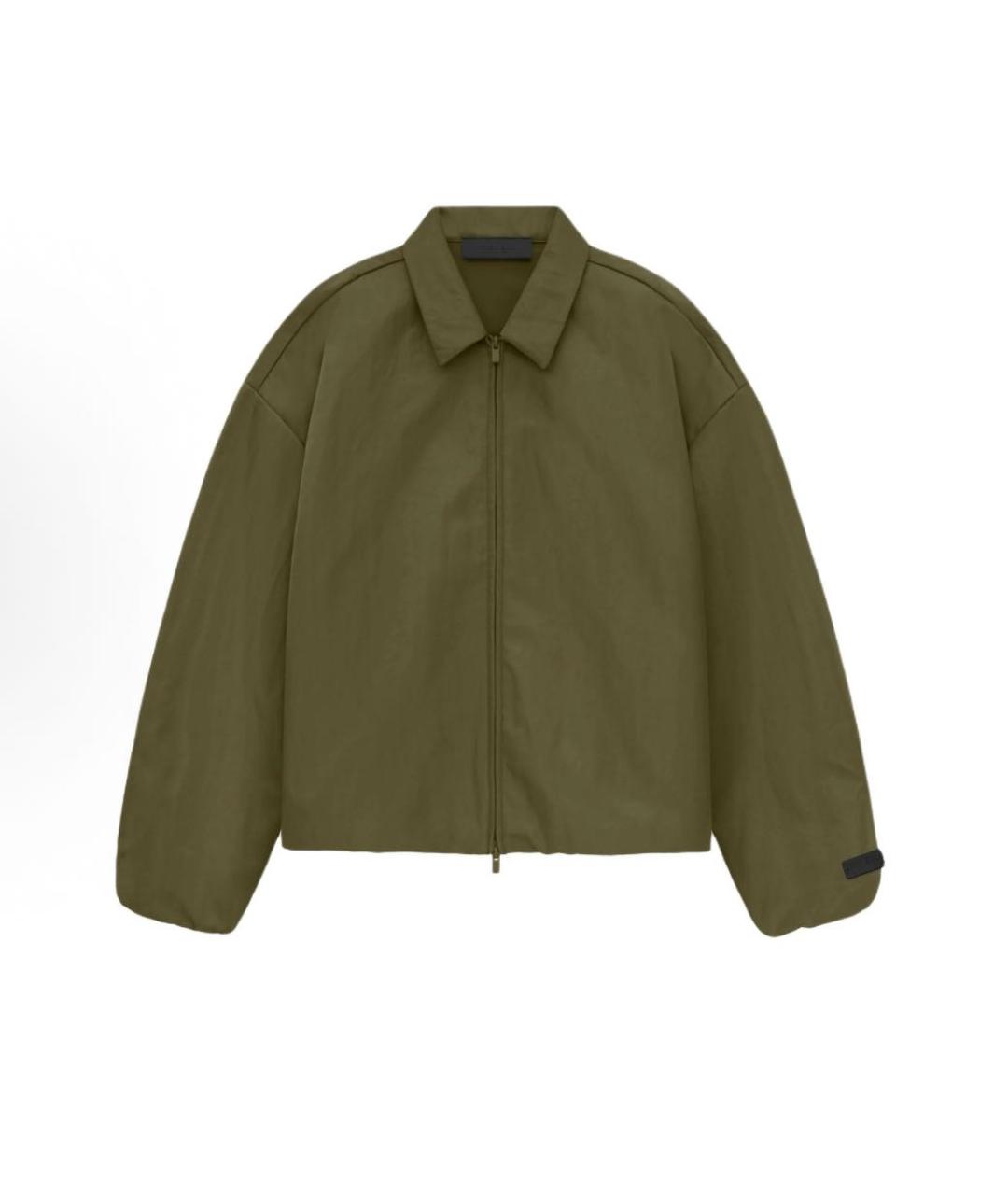 FEAR OF GOD ESSENTIALS Хаки полиэстеровая куртка, фото 8