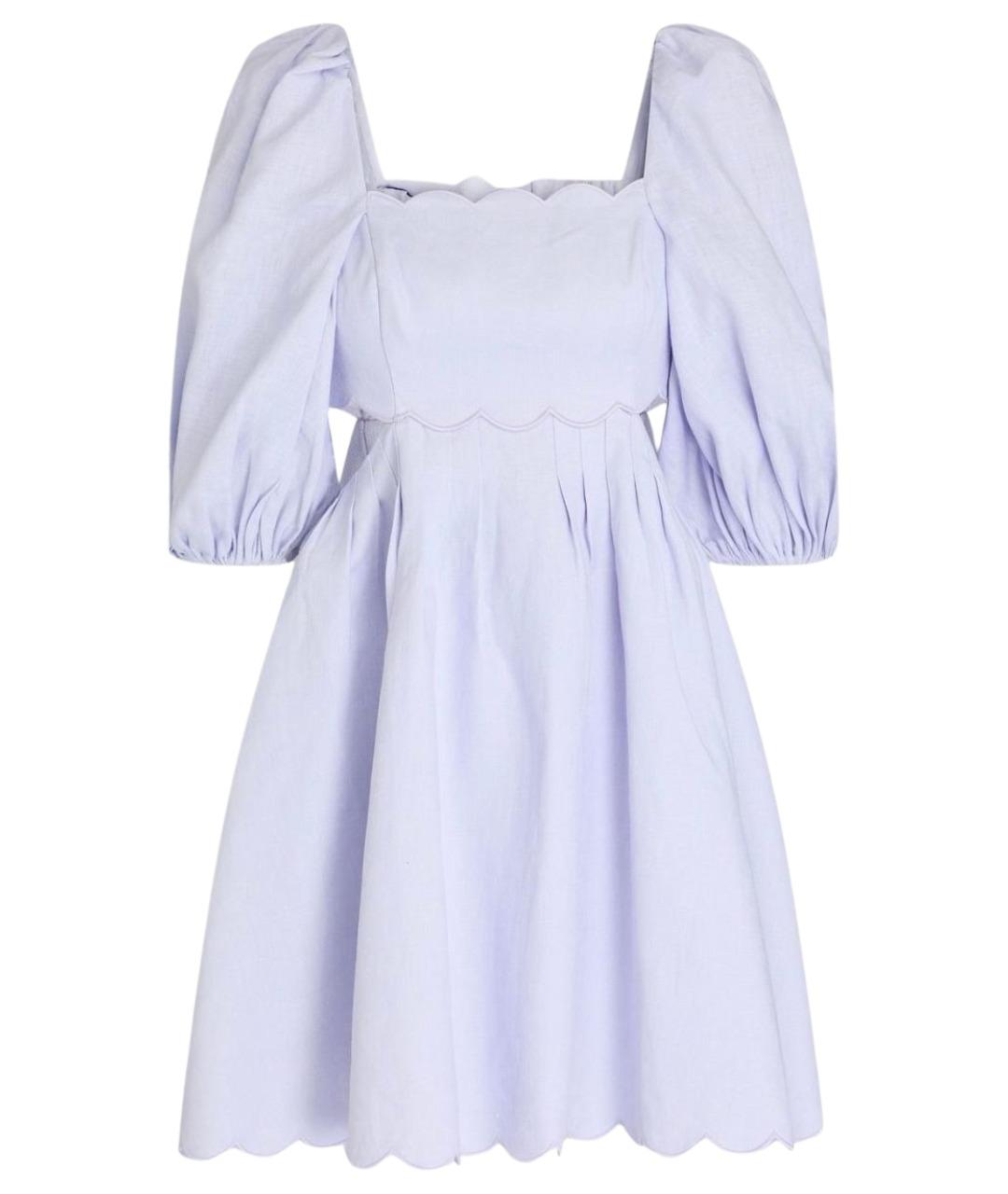 ZIMMERMANN Фиолетовое коктейльное платье, фото 1