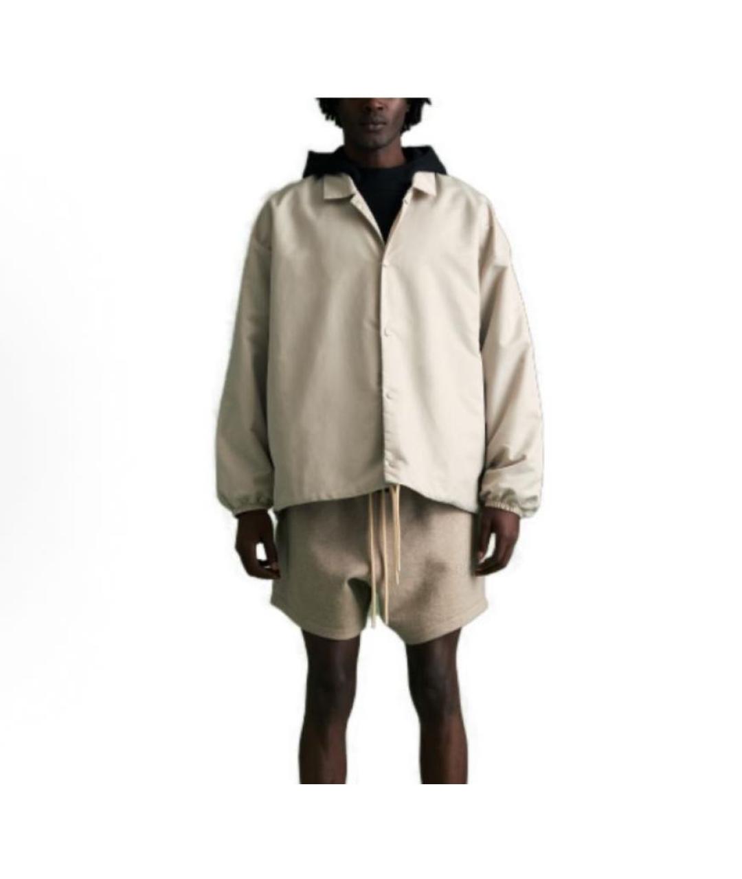 FEAR OF GOD ESSENTIALS Серая полиэстеровая куртка, фото 3