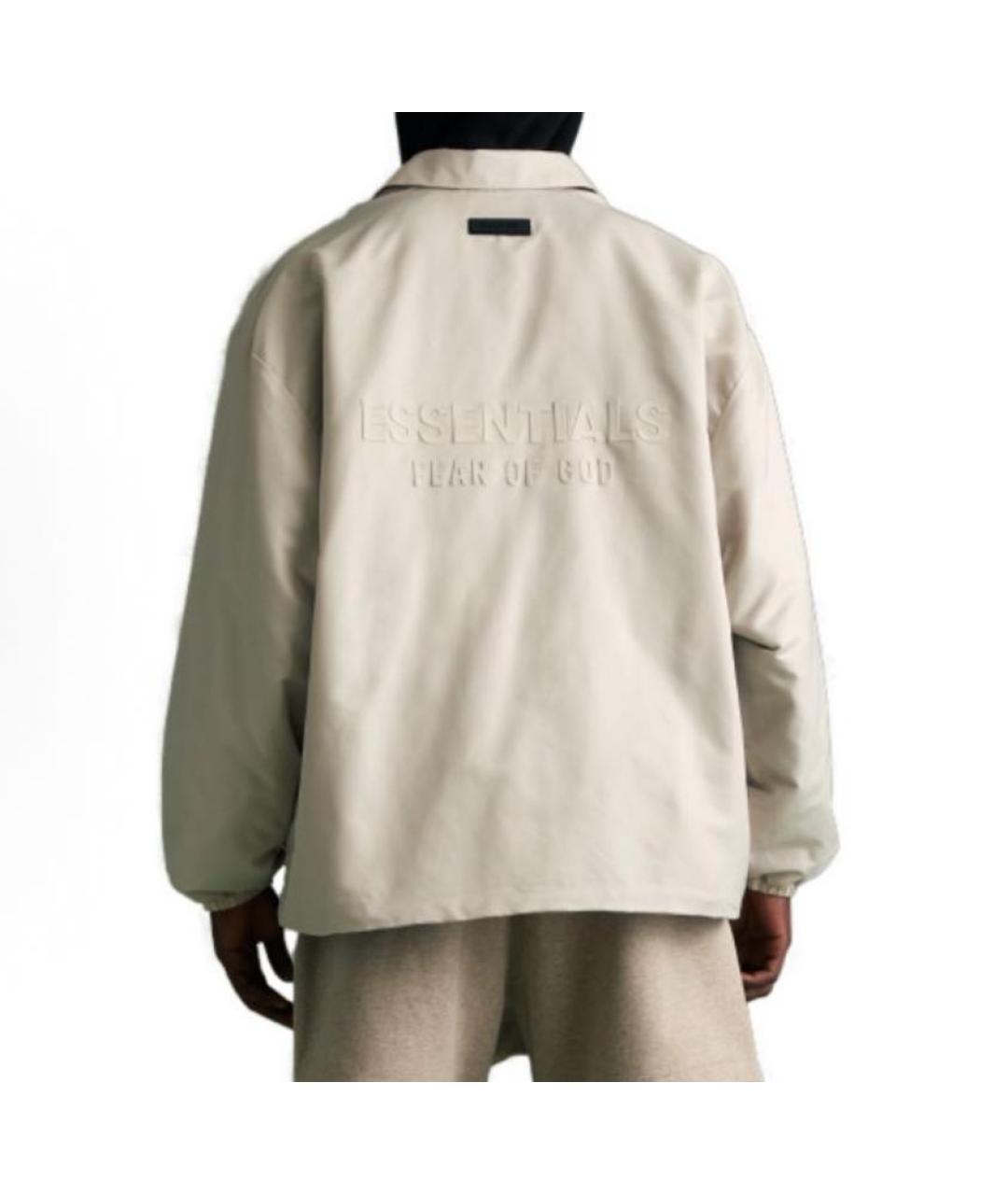FEAR OF GOD ESSENTIALS Серая полиэстеровая куртка, фото 4
