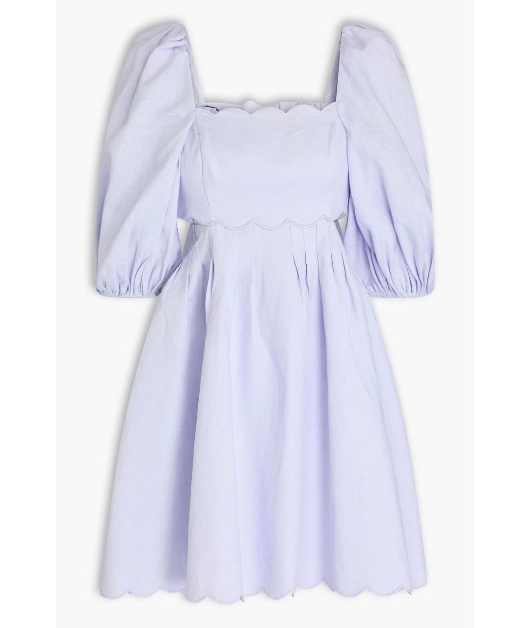 ZIMMERMANN Фиолетовое коктейльное платье, фото 8