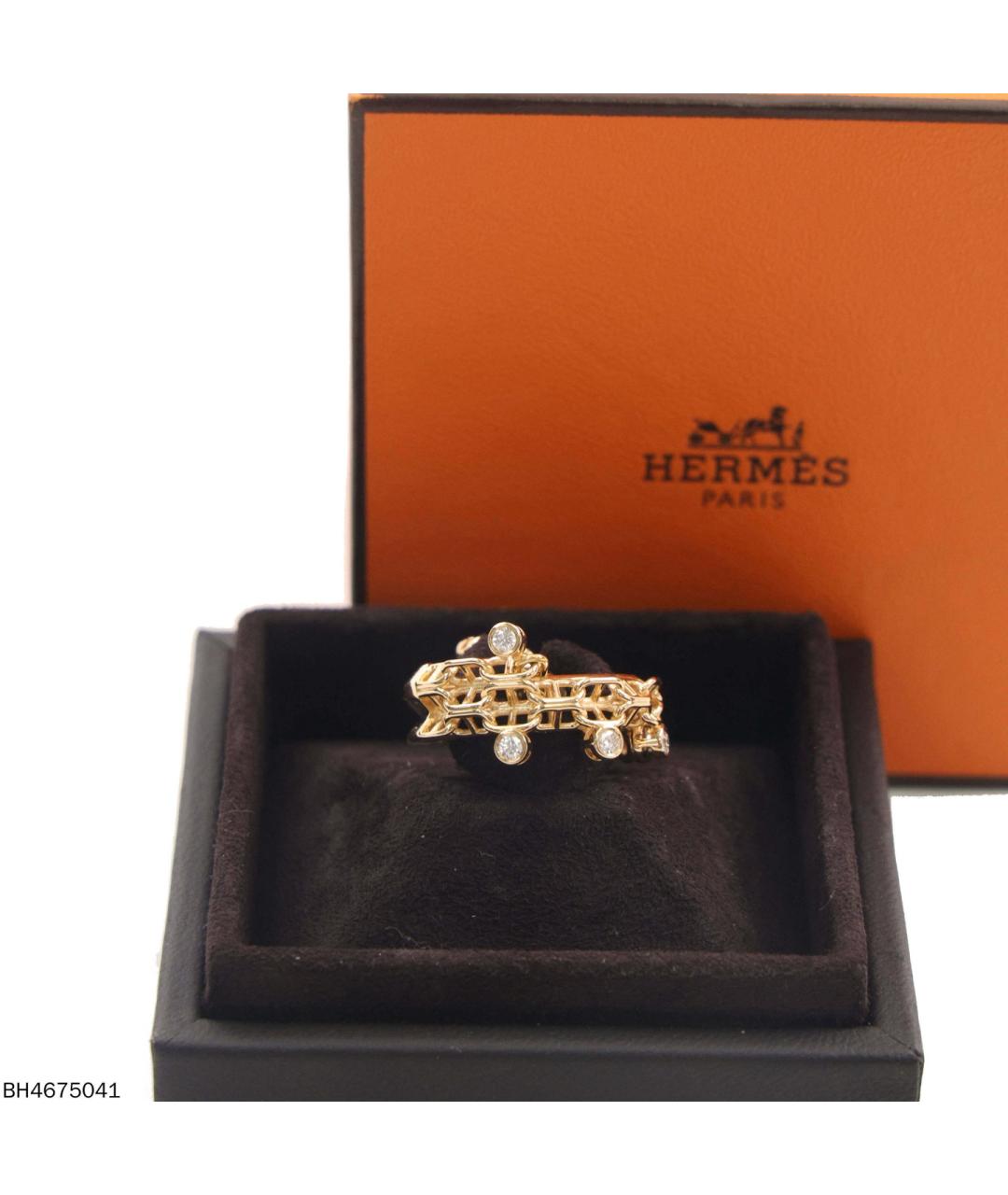 HERMES Золотое кольцо из желтого золота, фото 2