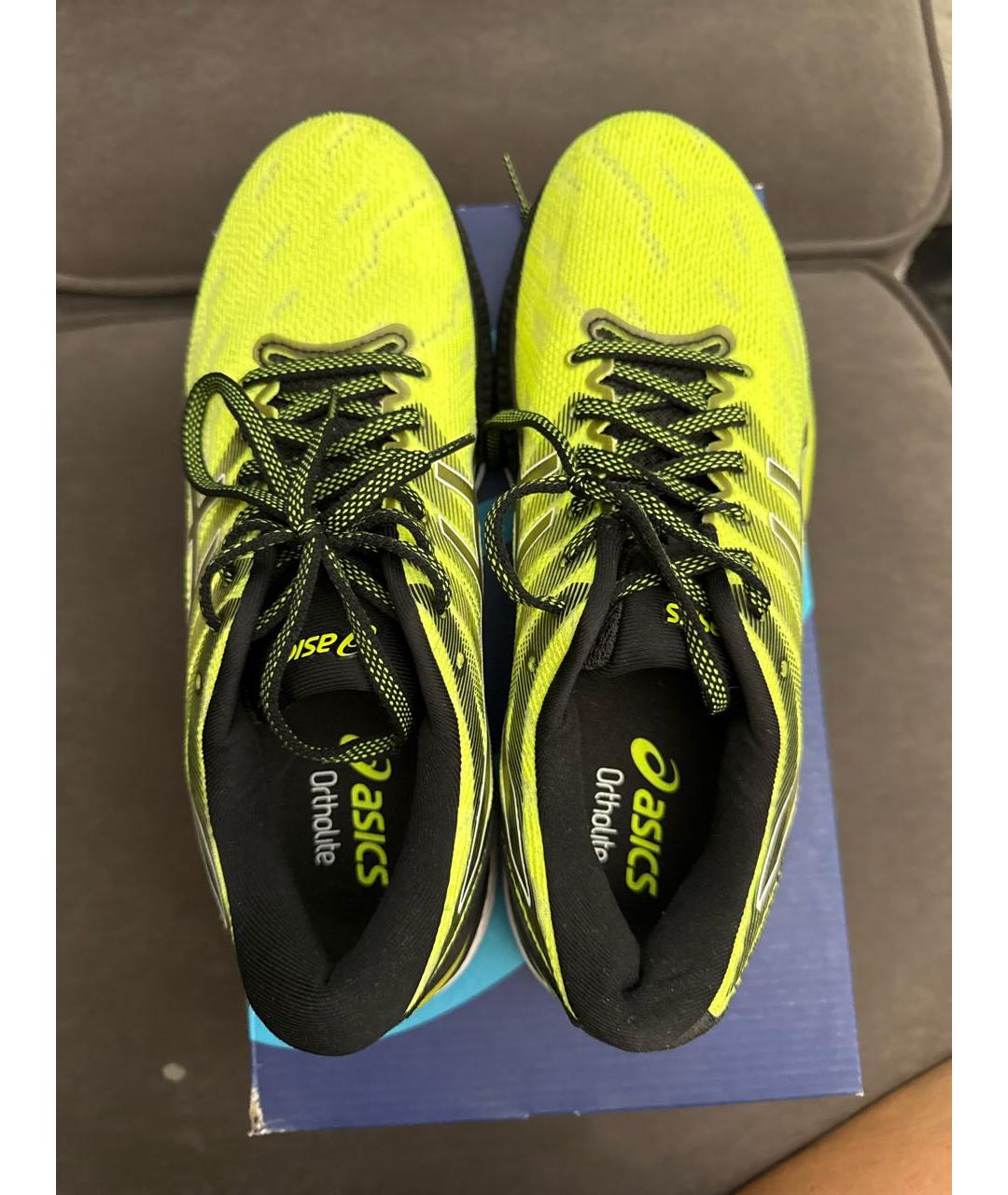 ASICS Желтые низкие кроссовки / кеды, фото 6