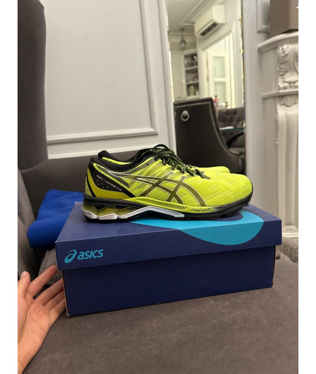 ASICS Желтые низкие кроссовки / кеды, фото 7