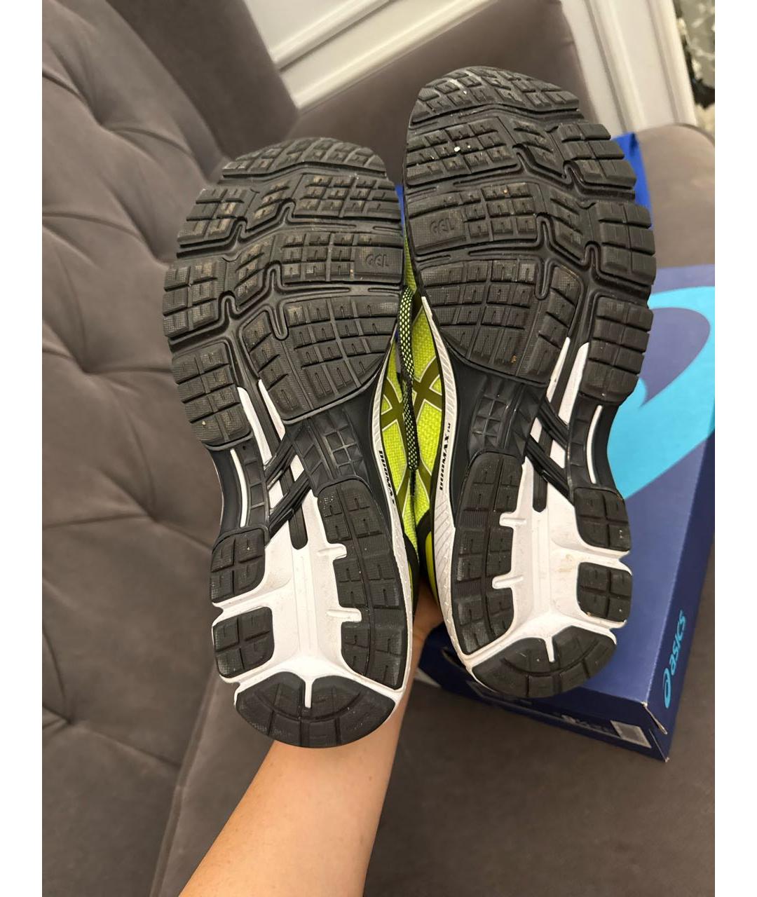 ASICS Желтые низкие кроссовки / кеды, фото 3