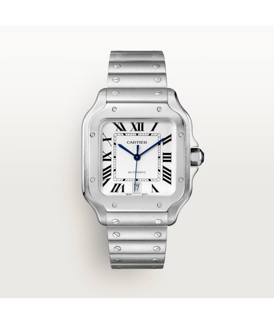 CARTIER Серебряные часы, фото 9