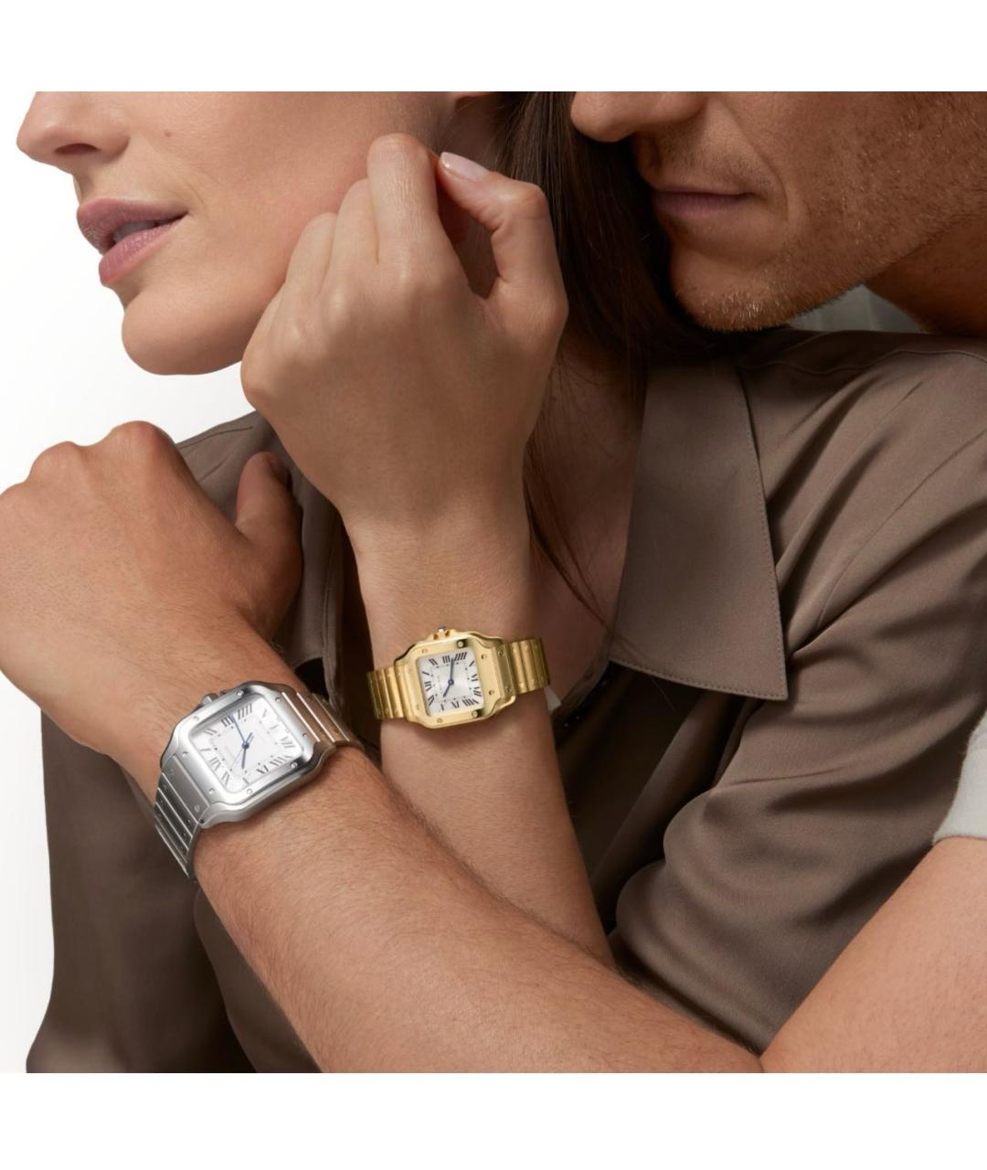 CARTIER Серебряные часы, фото 2