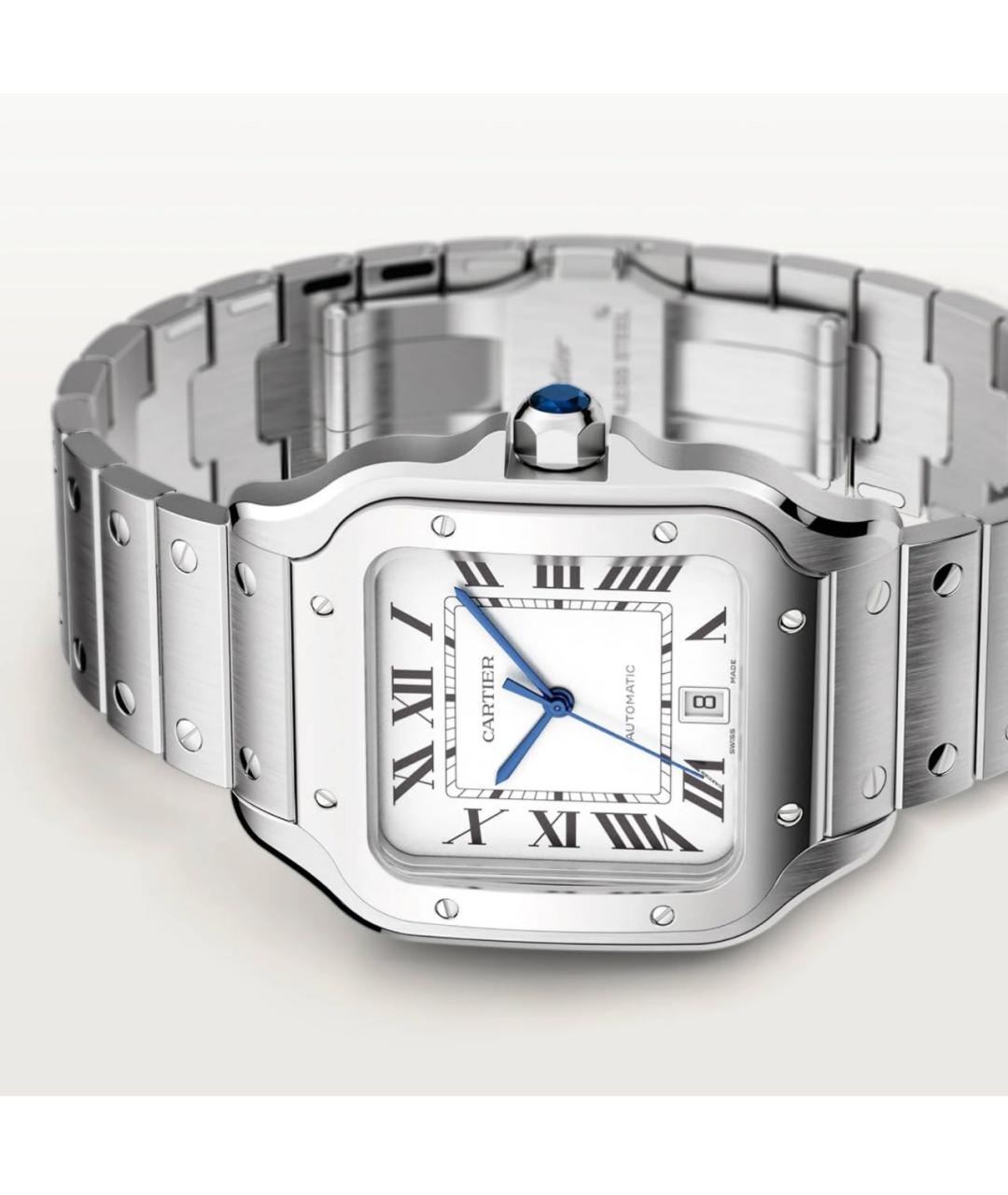 CARTIER Серебряные часы, фото 7