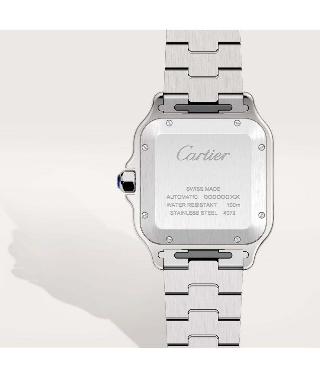 CARTIER Серебряные часы, фото 4
