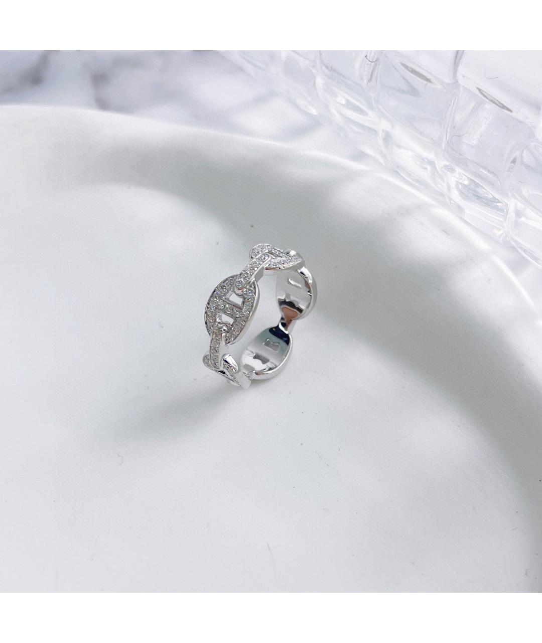 HERMES Серебряное кольцо из белого золота, фото 3