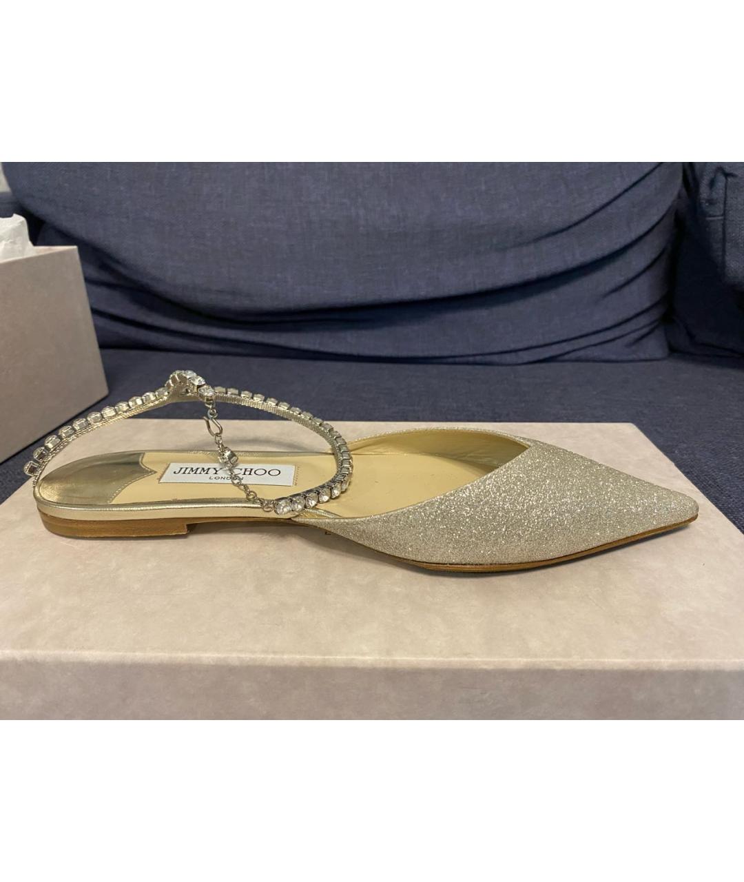 JIMMY CHOO Кожаные балетки, фото 4