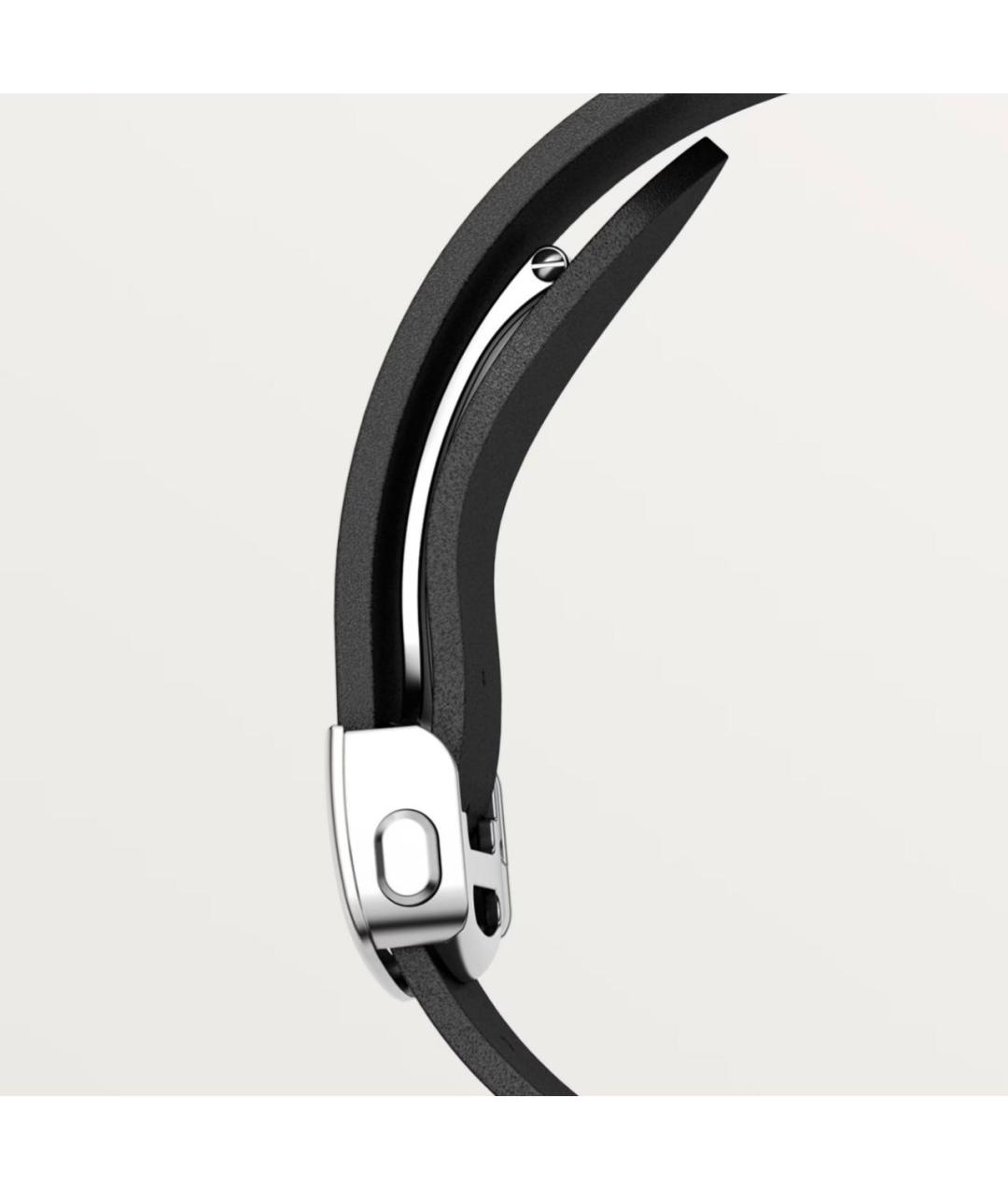 CARTIER Черные часы, фото 5