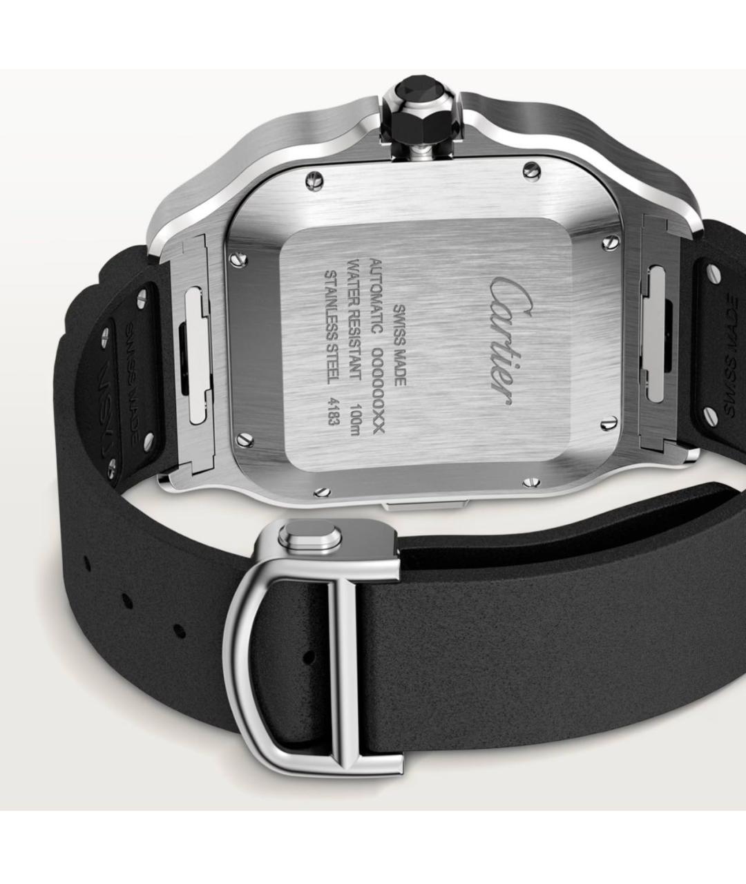CARTIER Черные часы, фото 6