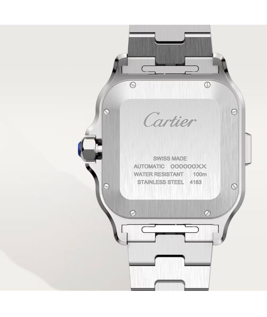 CARTIER Серебряные часы из желтого золота, фото 5