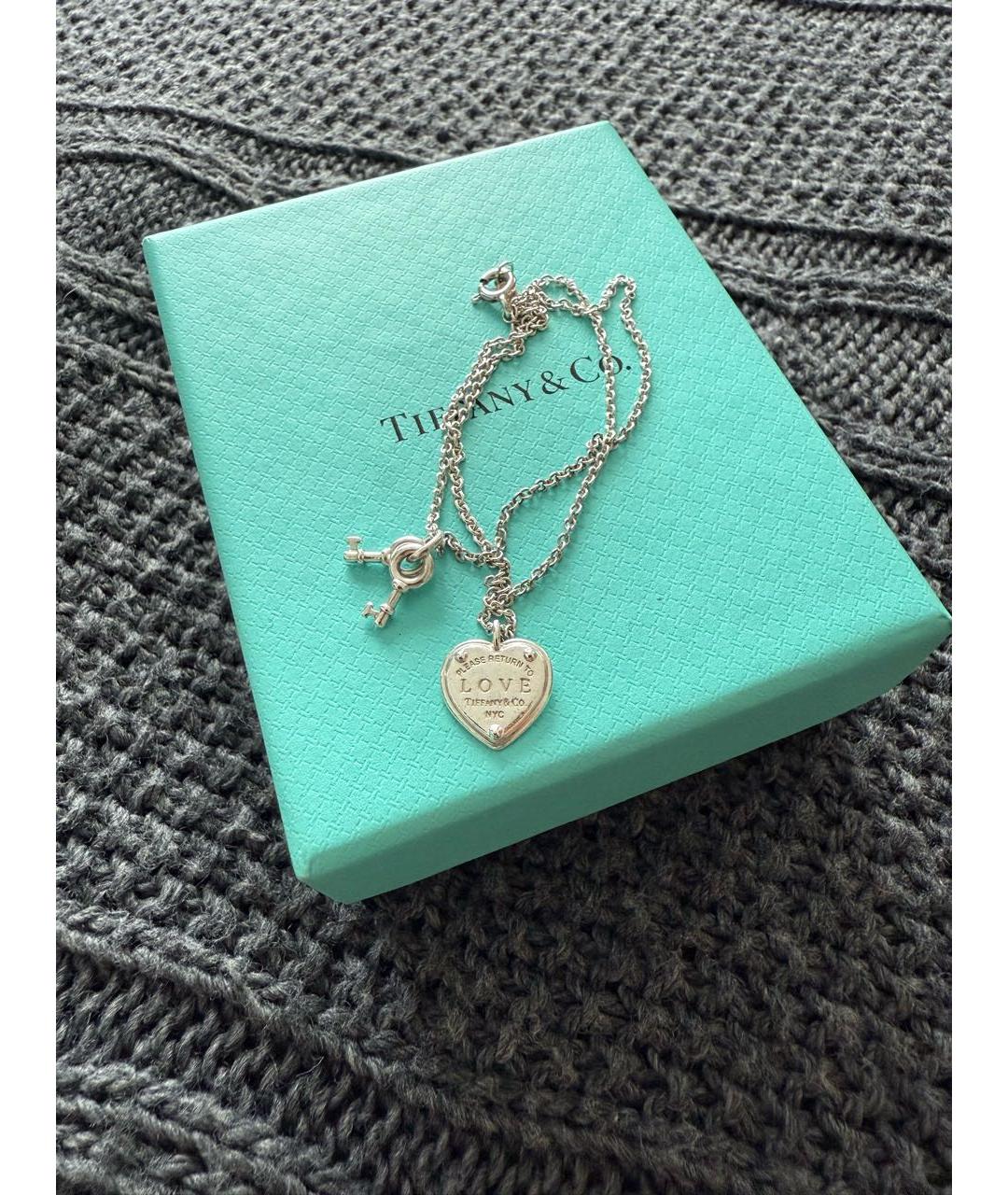 TIFFANY&CO Серебрянный серебряный браслет, фото 4