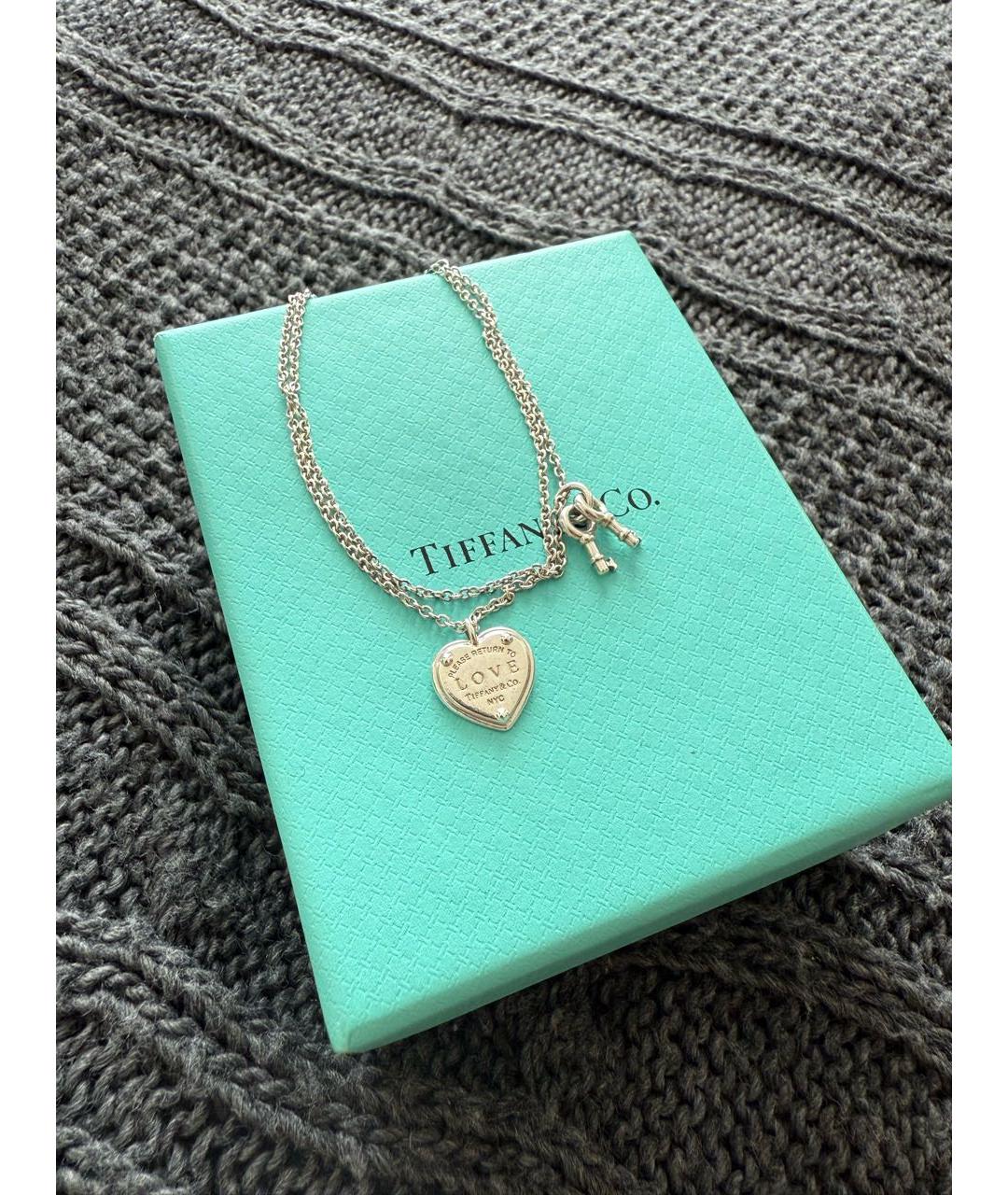 TIFFANY&CO Серебрянный серебряный браслет, фото 2